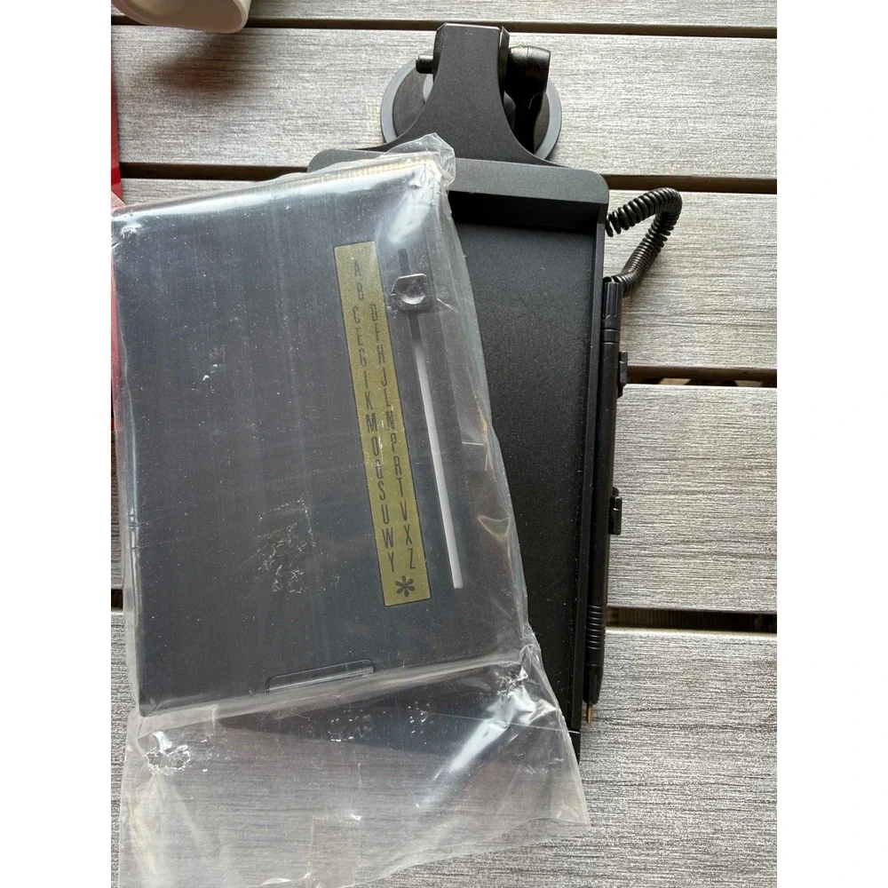 Vtg automotive note pad and address index 1980s new with pen travel